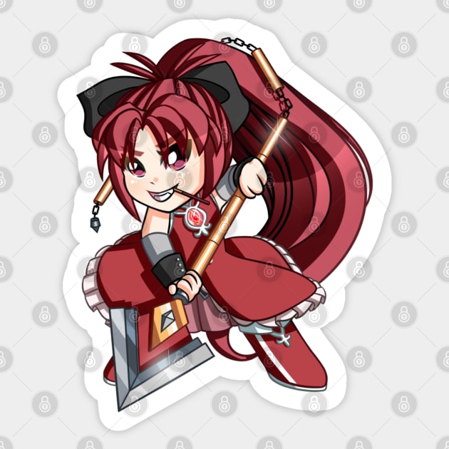 Kyouko Sakura Sticker by colorful-kitten